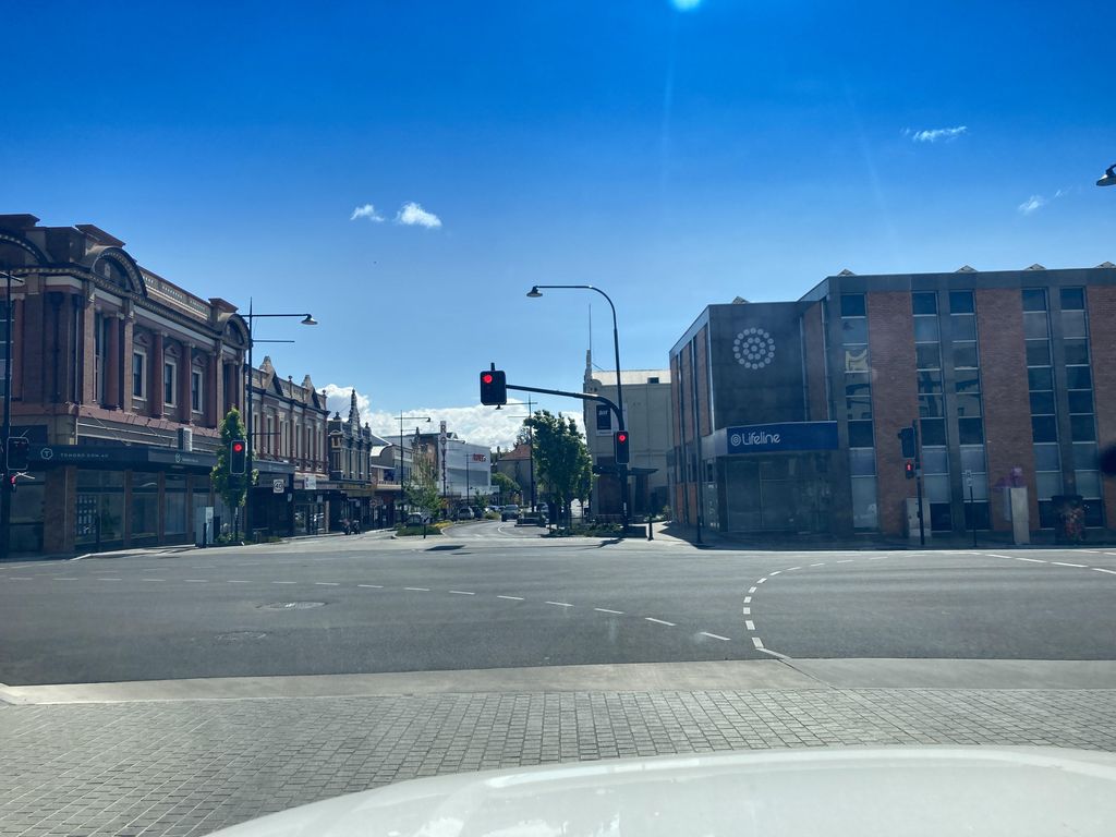 Street view near Russell Street