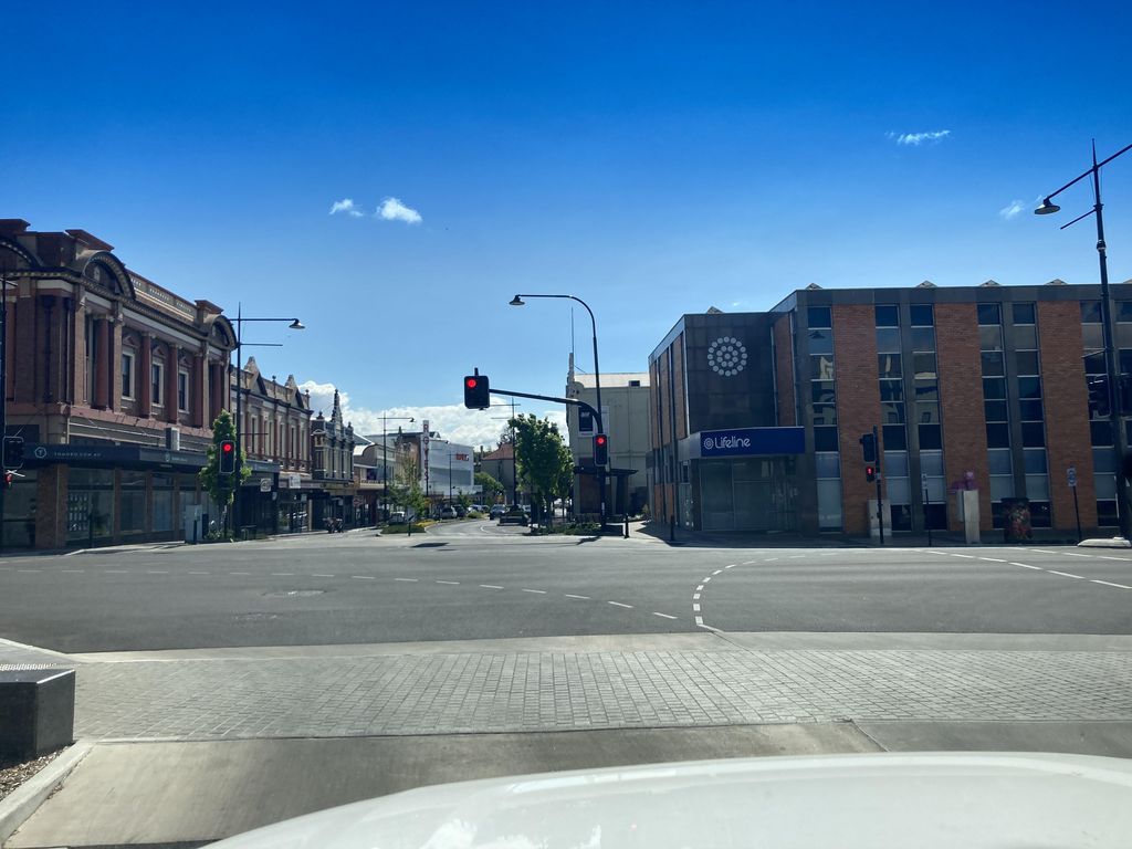 Street view near Russell Street
