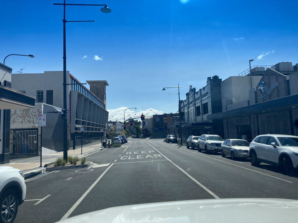 Street view near Russell Street