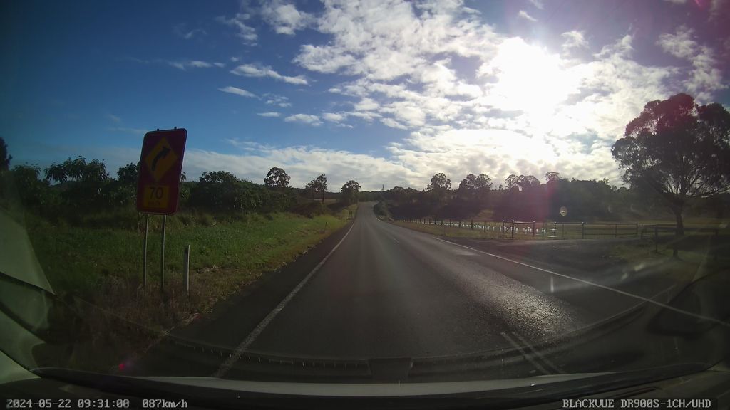 Street view near Boonah - Rathdowney Road