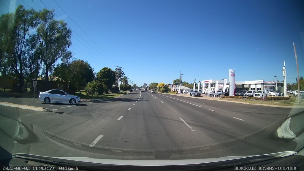 Street view near Russell Street