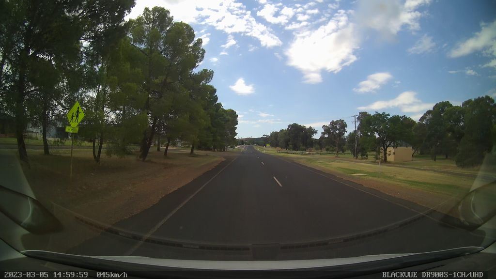Street view near Russell Street