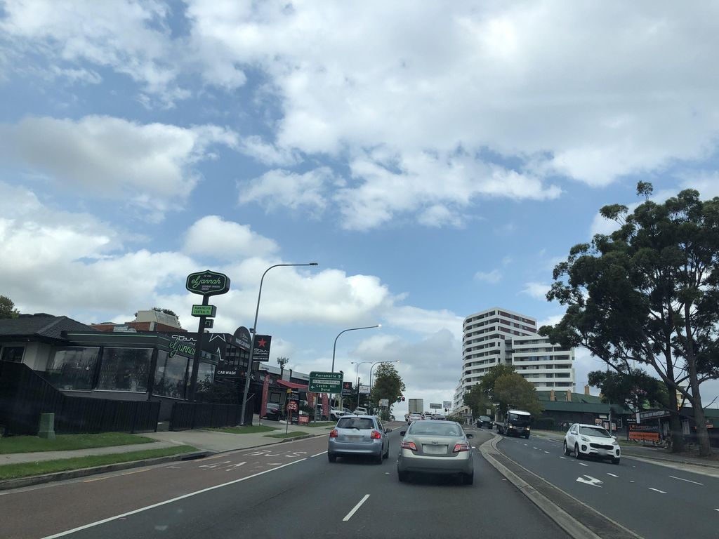 Street view near Olive Street