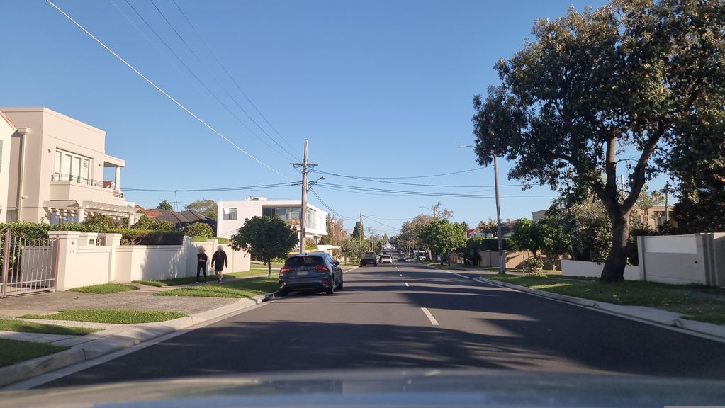 Street view near Military Road