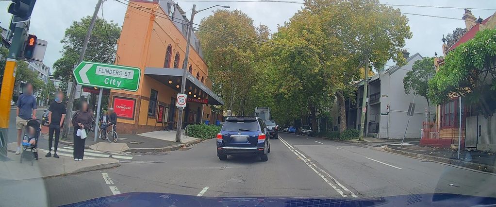 Street view near Flinders Street