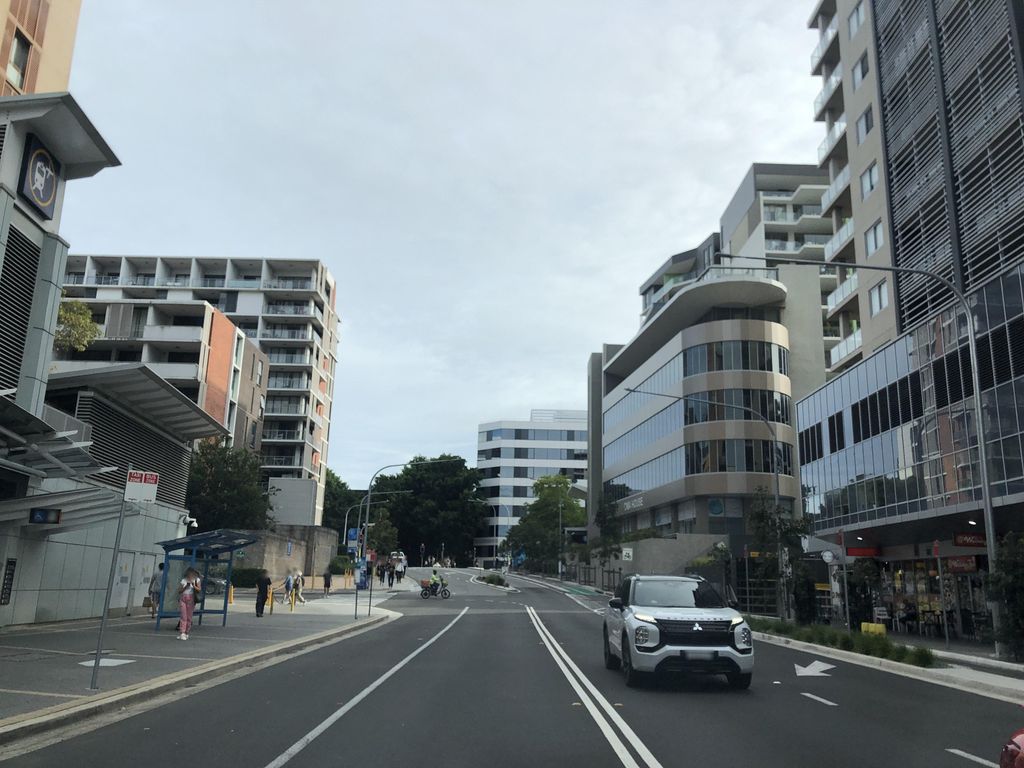 Street view near Bourke Street