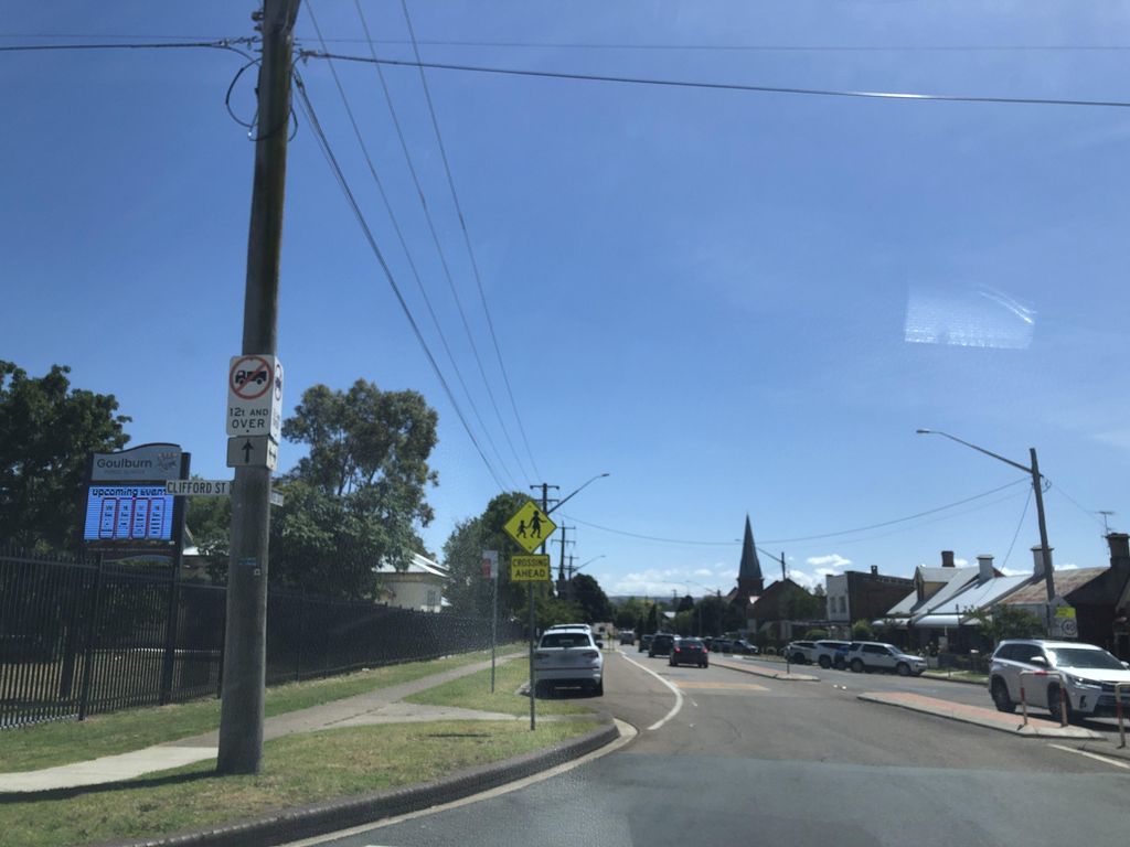 Street view near Bourke Street