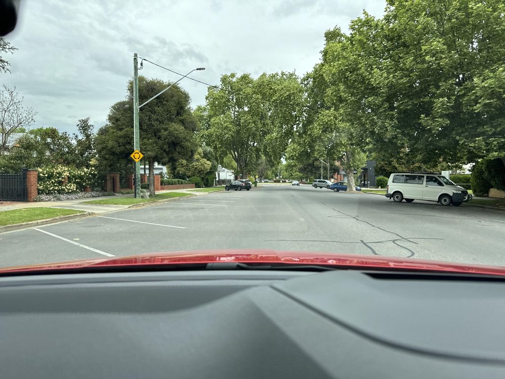 Street view near Olive Street