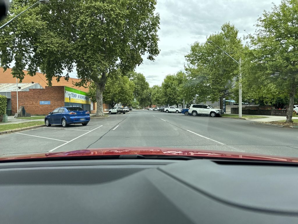 Street view near Olive Street