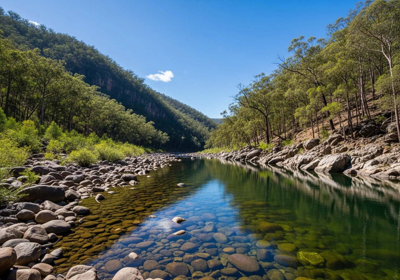 River crossing on the Abercrombie River loop