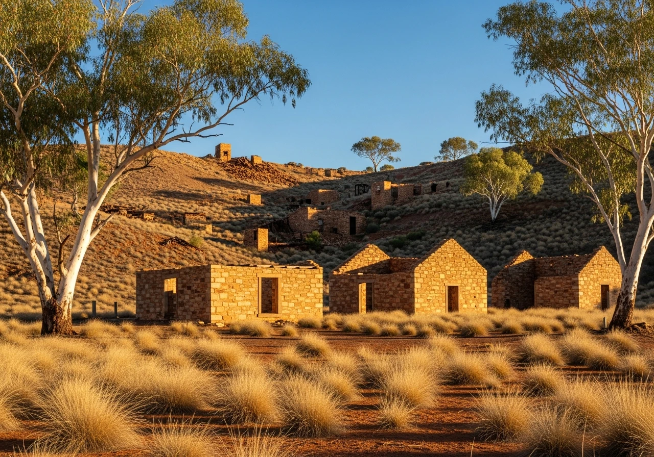 Arltunga gold rush ruins - the Territory's first official goldfield