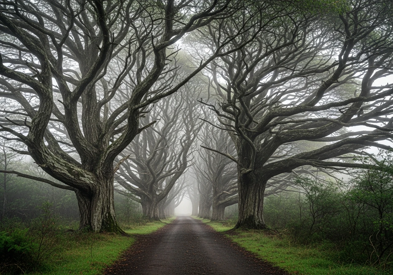 Ancient beech forest - Gondwana rainforest on the plateau