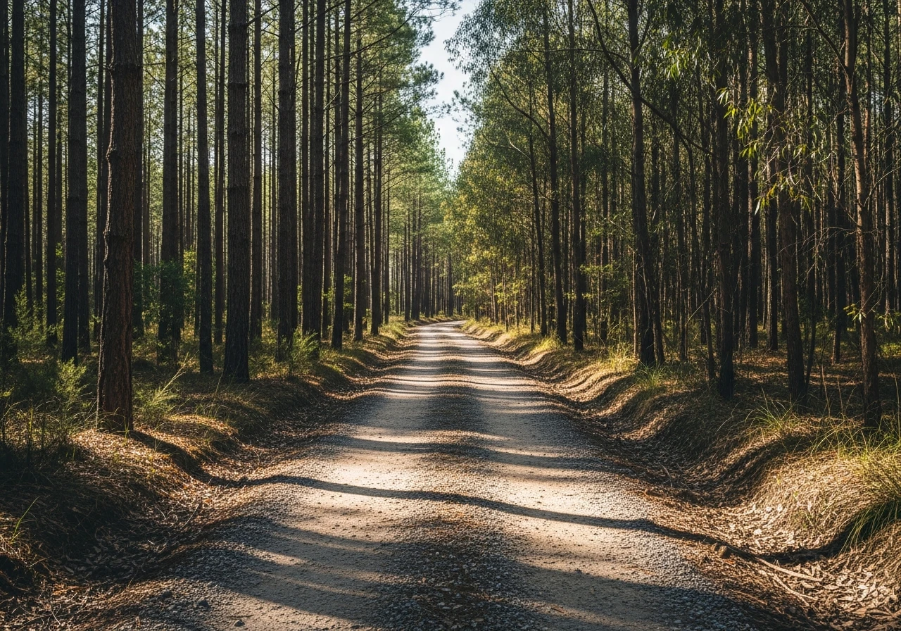 Fire trail through Belanglo State Forest