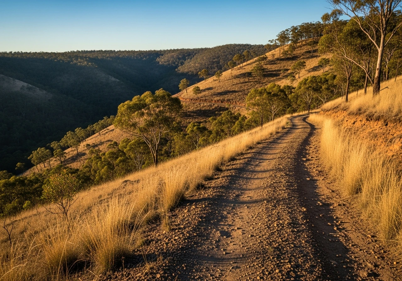 Monaghans Bluff descent on the Bridle Track