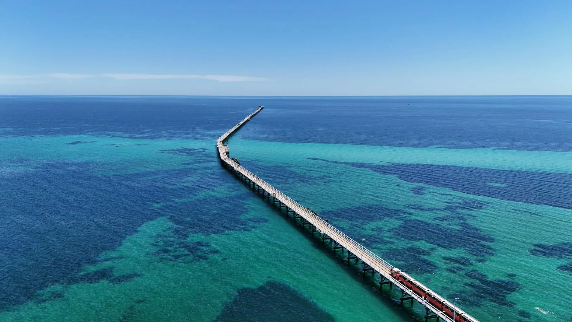 Busselton Jetty - 1.8 km into Geographe Bay
