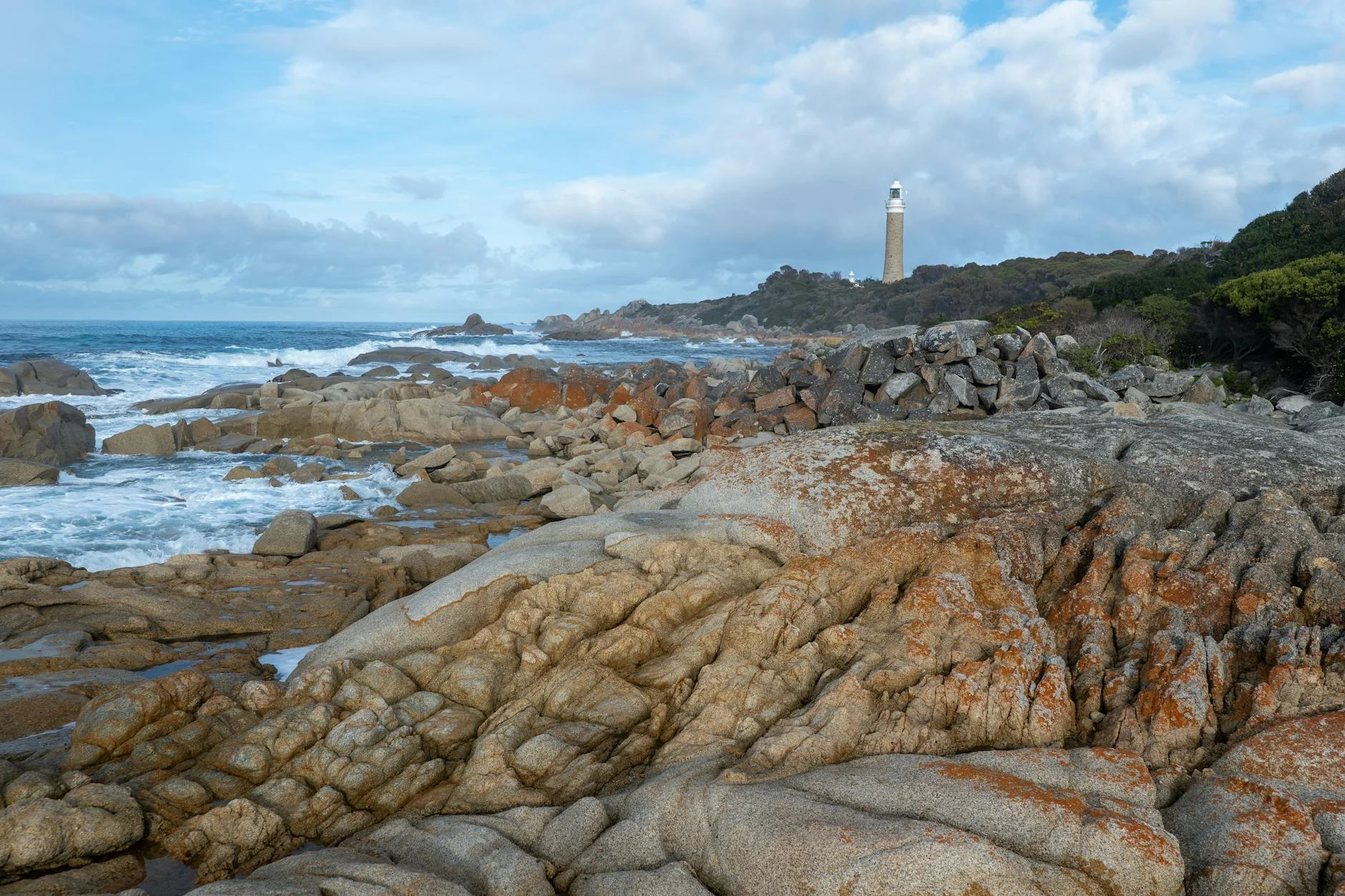 Cape Leeuwin Lighthouse - where two oceans meet at Augusta