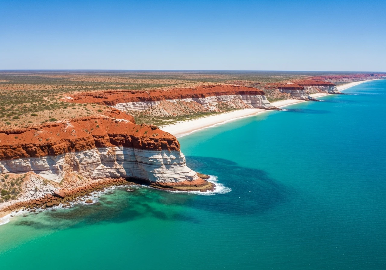 Cape Leveque - red pindan cliffs above the Timor Sea