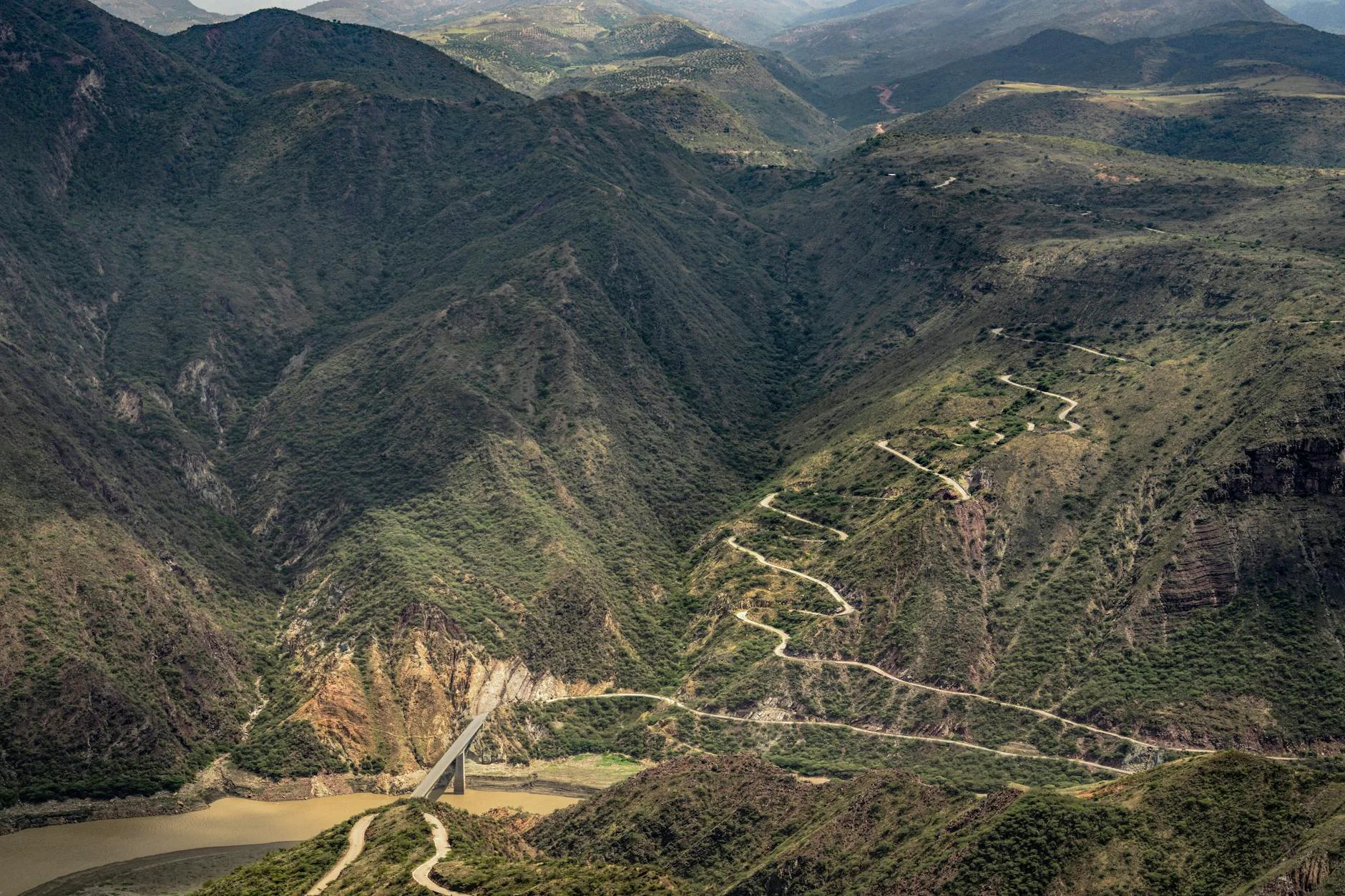 The Dargo River valley seen from the High Country above