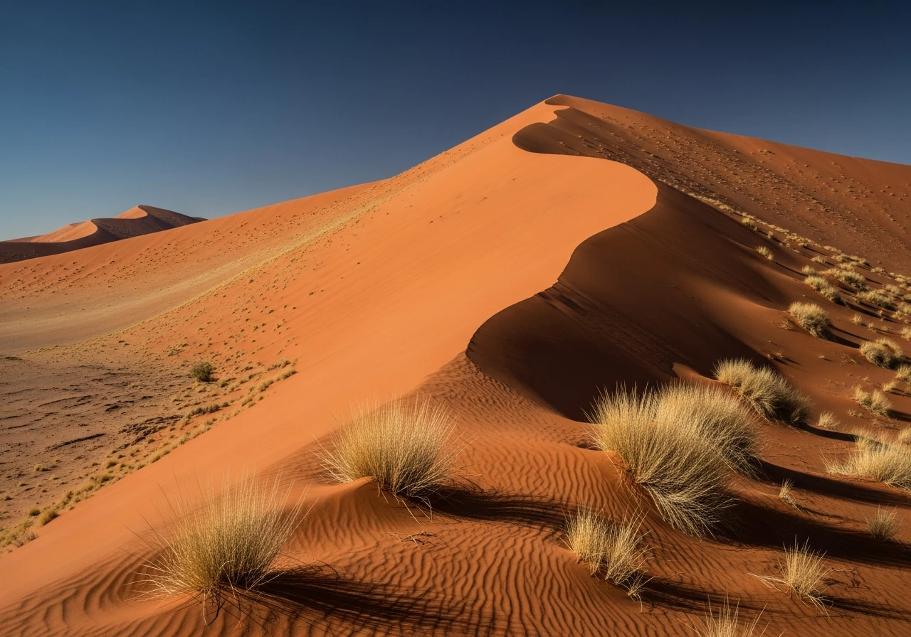 Dune cresting on the French Line