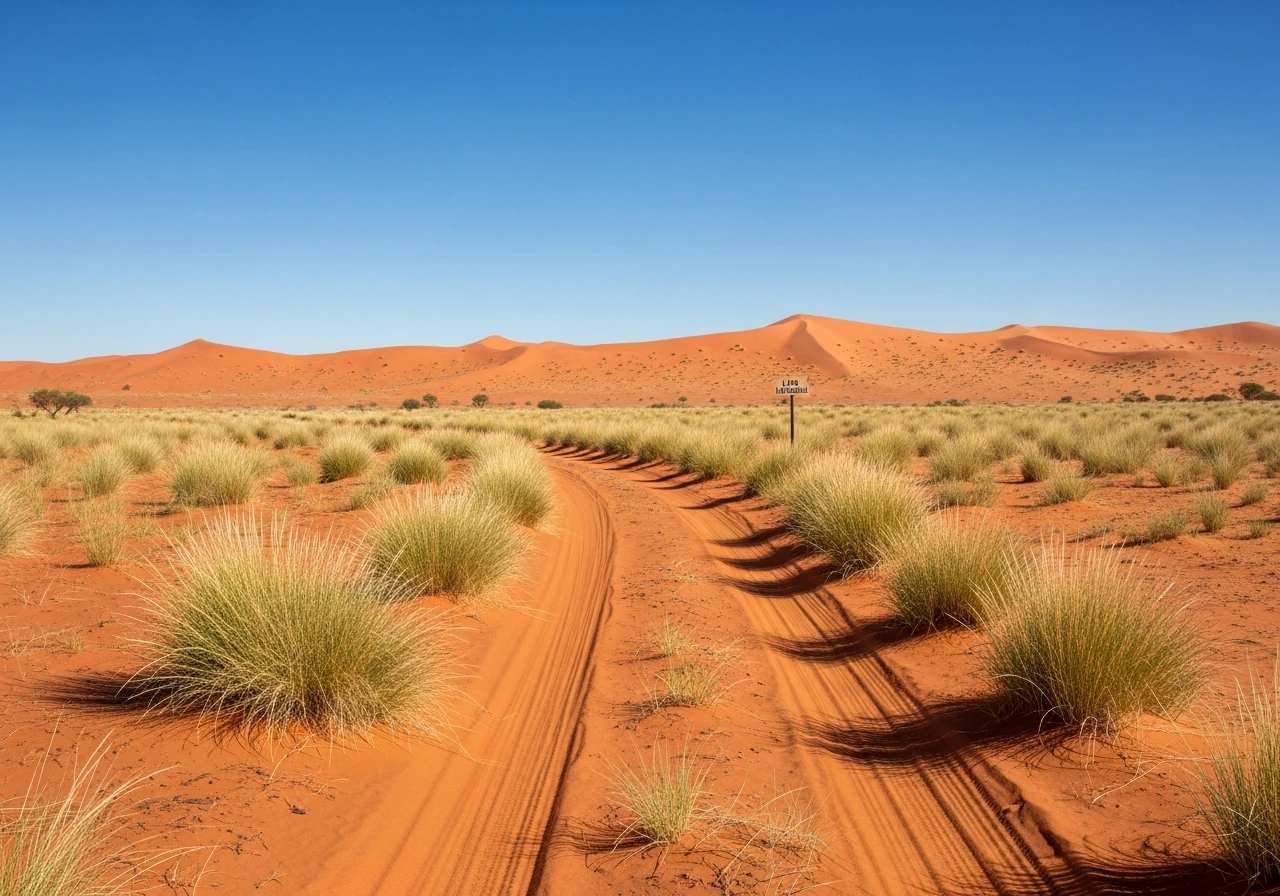 The Gary Highway - the desert reclaiming Beadell's road