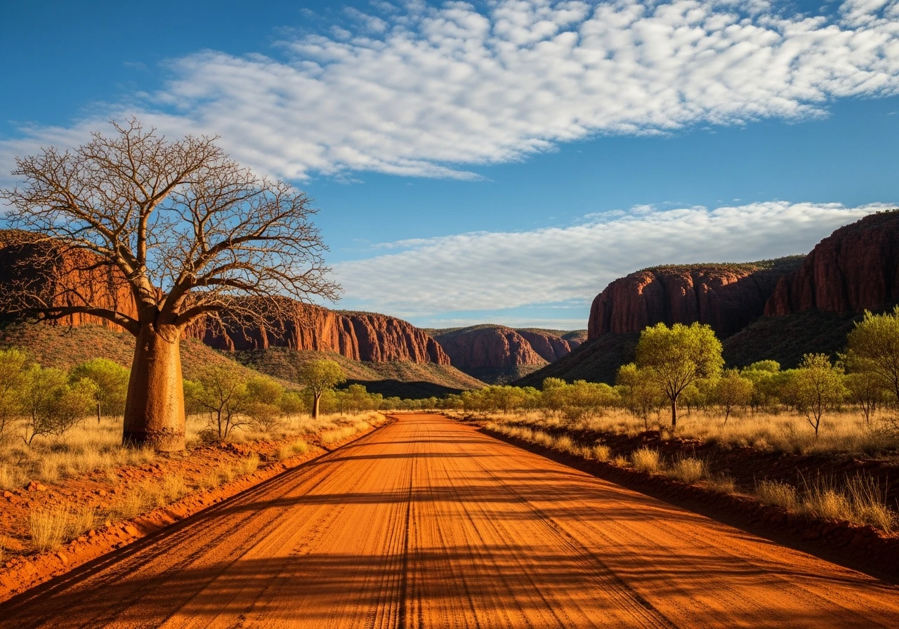 The Gibb River Road through ancient Kimberley plateau