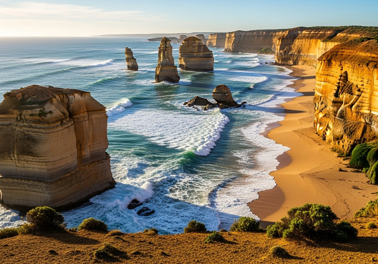 The Twelve Apostles from the Shipwreck Coast