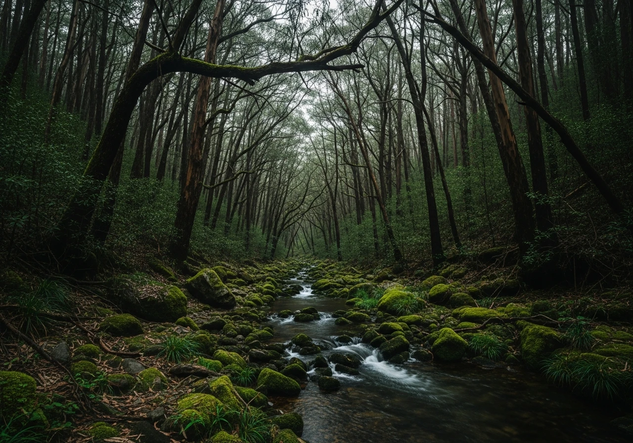 One of 54 crossings on the Haunted Stream Track