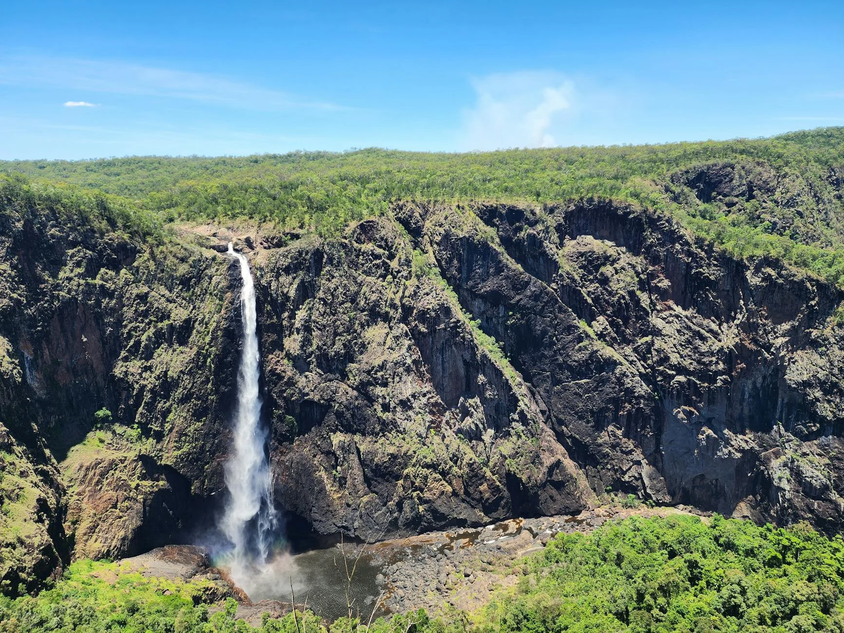 Wangi Falls - one of three escarpment waterfalls in the park