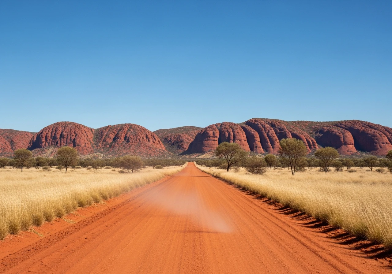 The Mereenie Loop through Red Centre desert country