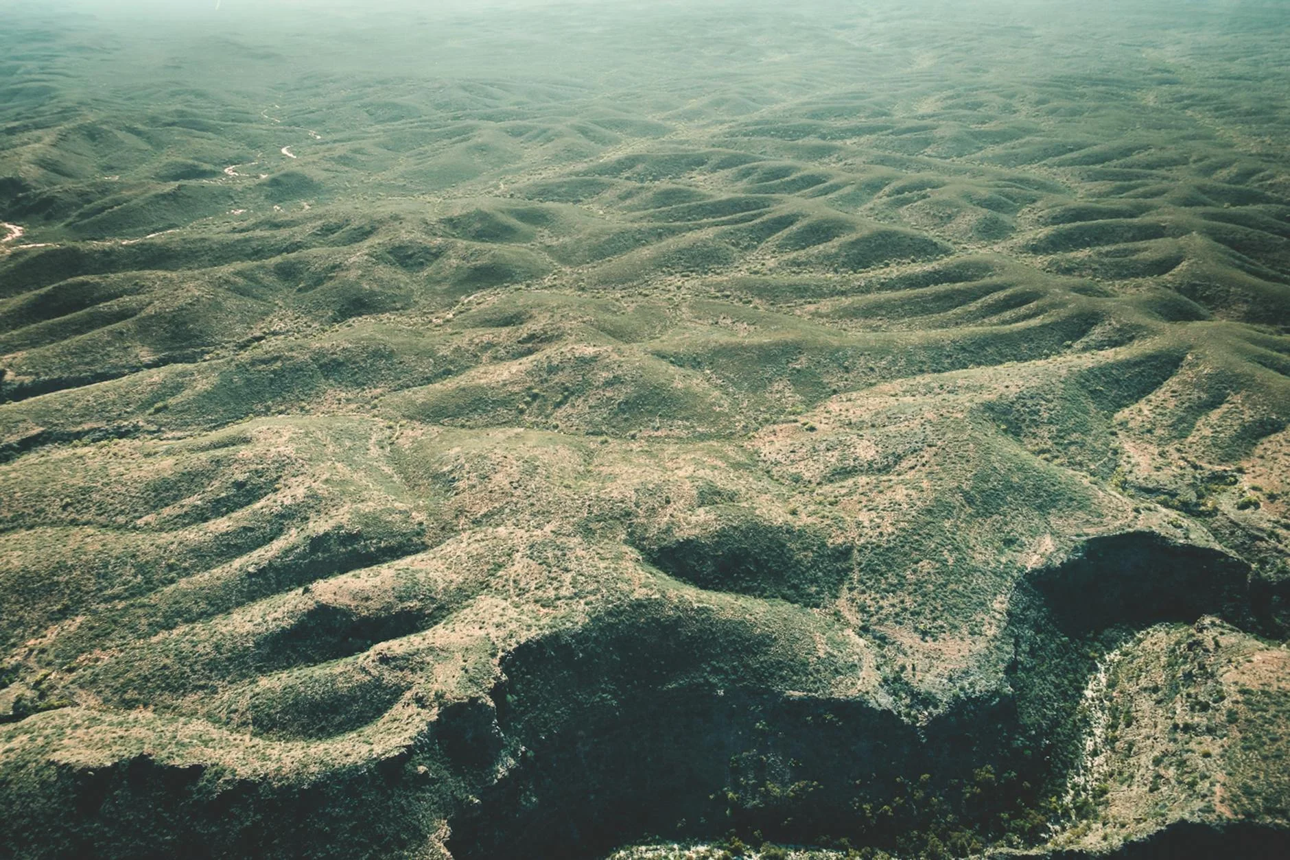 Samford Valley and Moreton Bay from the D'Aguilar ridge