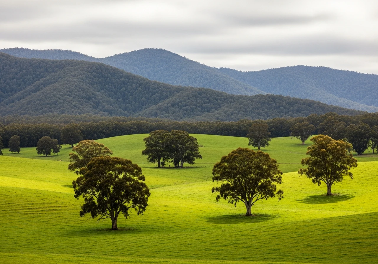Dairy country between the Strzeleckis and the coast