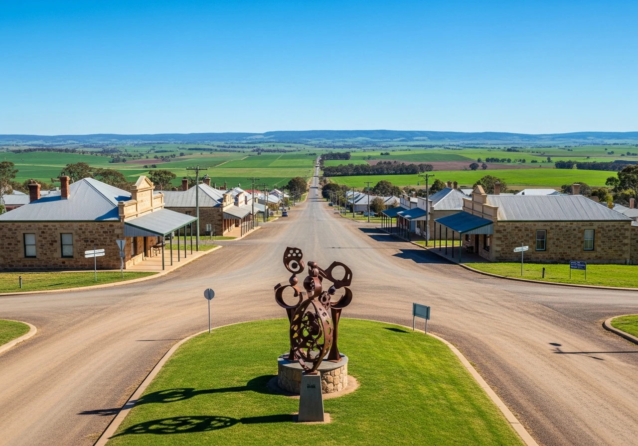 Walcha - plateau town with unexpected outdoor sculpture gallery