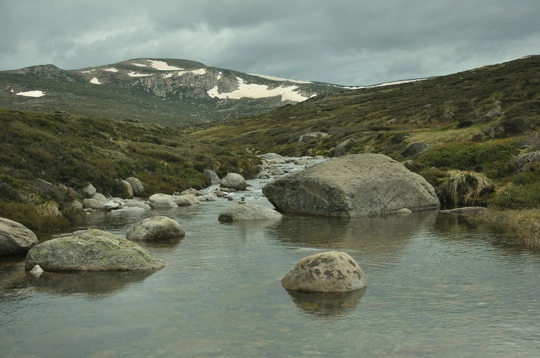 The Murray River at Tom Groggin - a mountain stream, not the broad river of legend