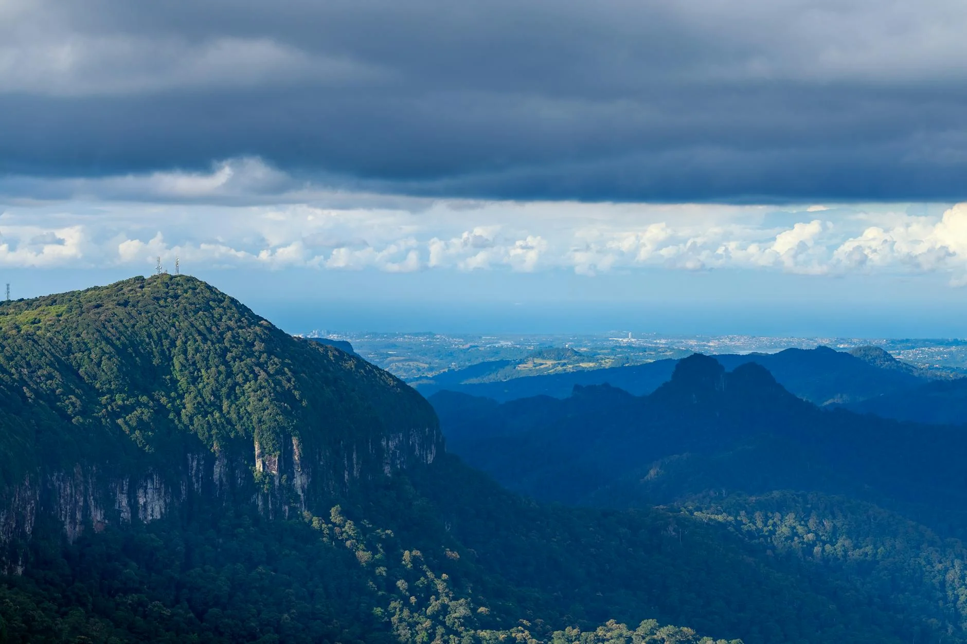 The Tweed Valley and Gold Coast from the volcanic rim