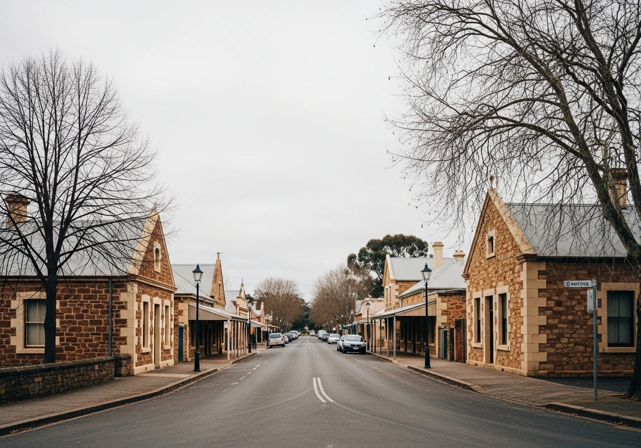 Lobethal - the Valley of Praise, settled by Silesian Lutherans in 1842