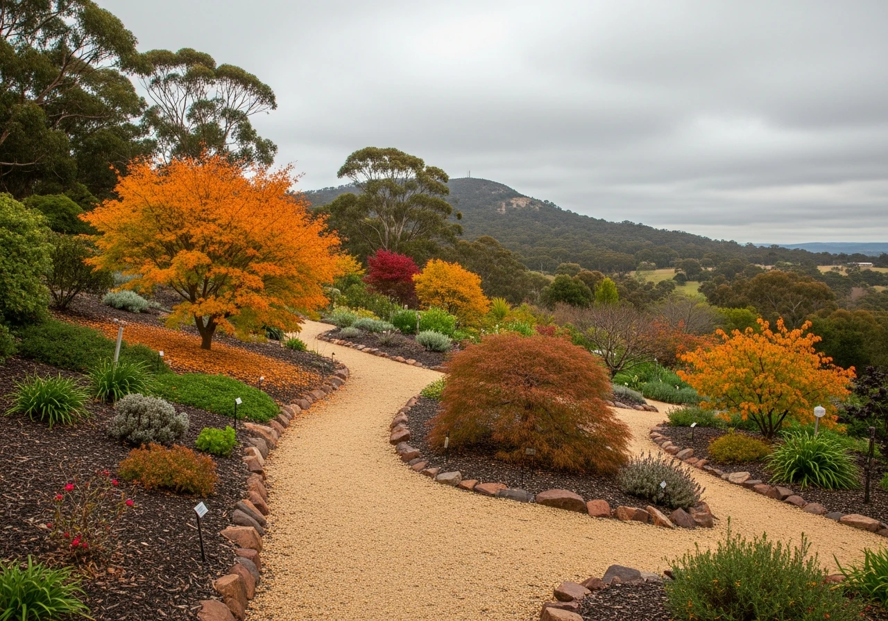 Mount Lofty Botanic Garden - cool-climate planting below the summit