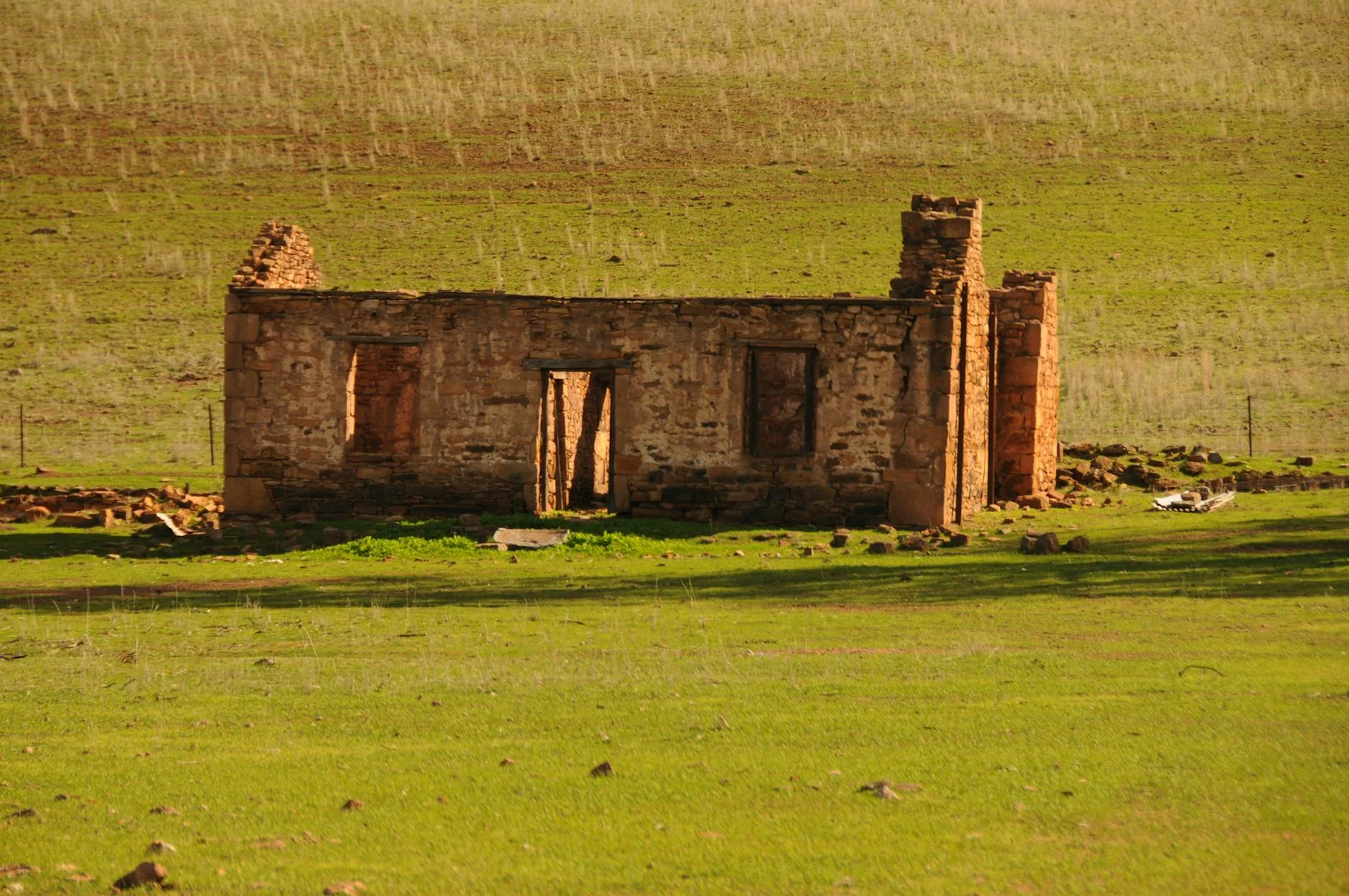 Heritage stone walls from the 1840s German settlement period