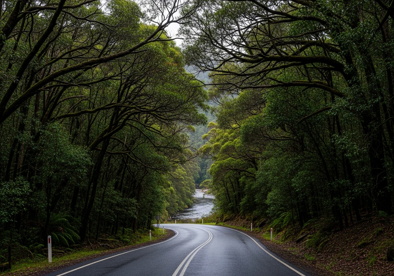 The gorge descent - wet surface guaranteed, canopy overhead