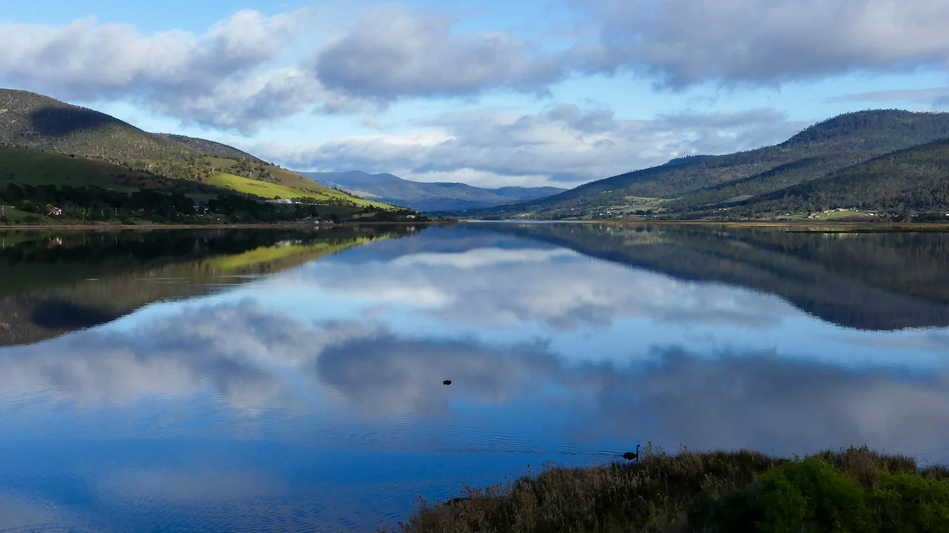 D'Entrecasteaux Channel from the southern hills
