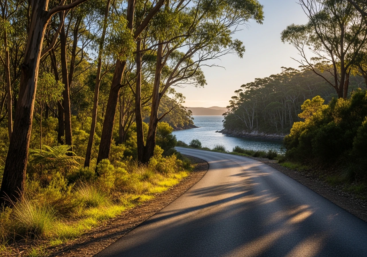 Oyster Cove stage - channel coast driving