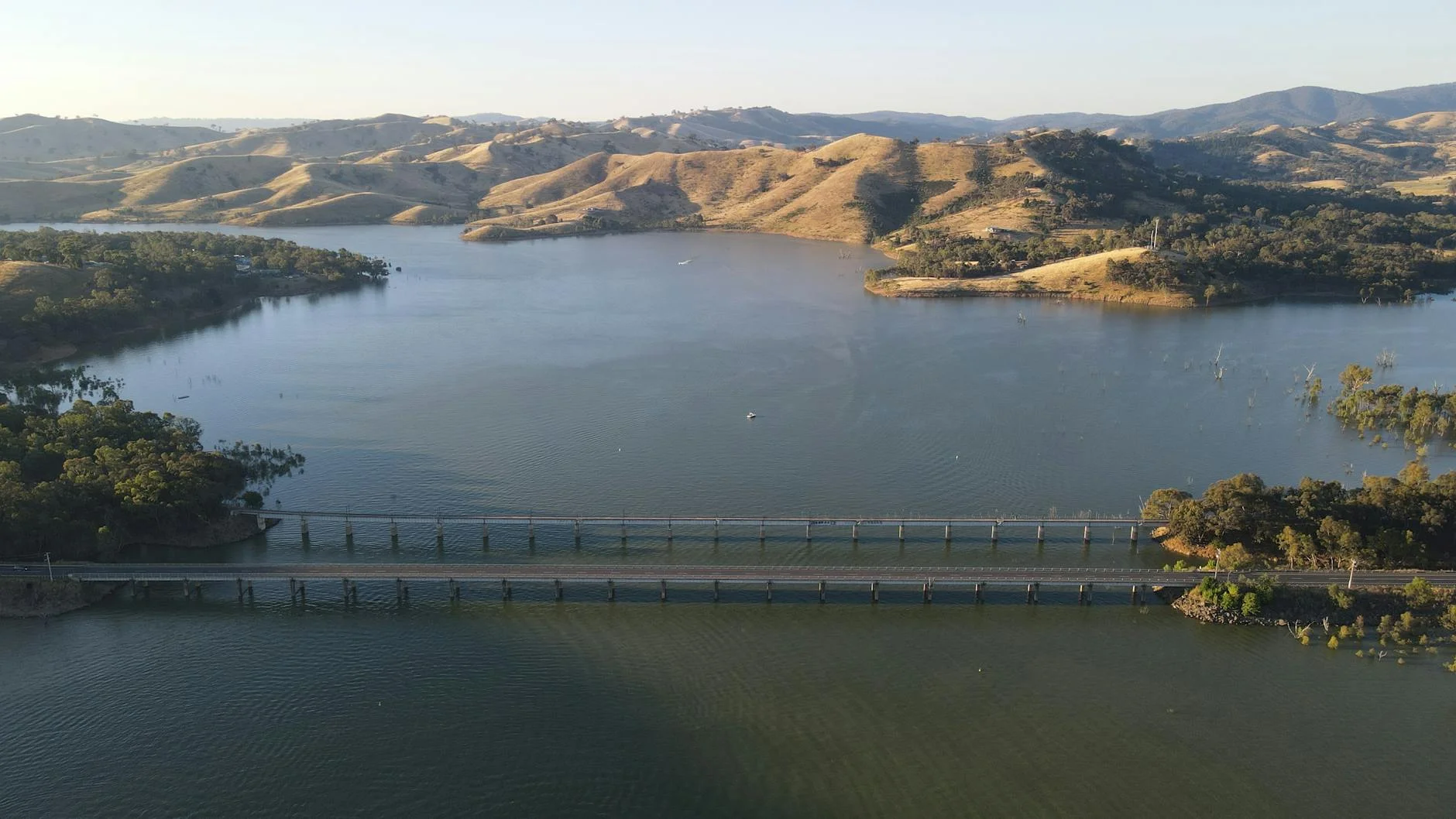 Lake Eildon - largest reservoir in Victoria by capacity