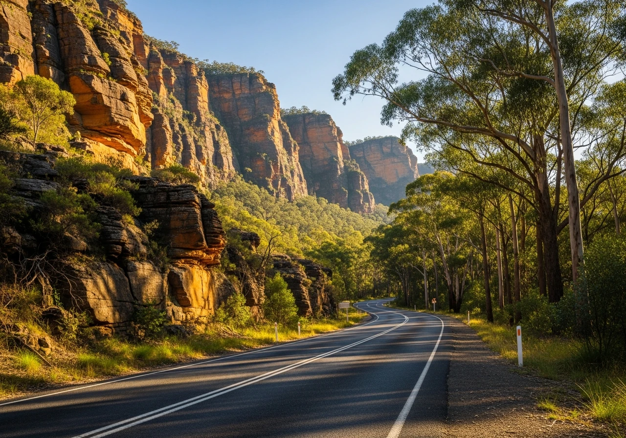The Cathedral Ranges section approaching Marysville