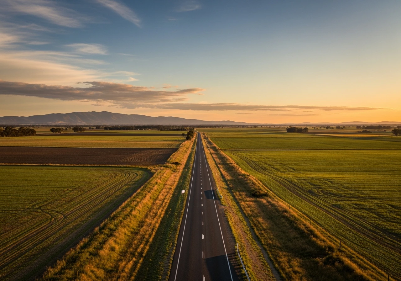 Valley floor stage - long straights and open sweepers