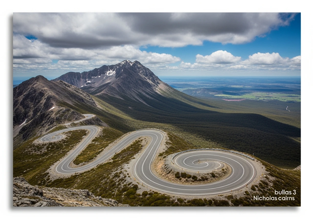 The final hairpins - nearly 1,000m of climbing in 16 km
