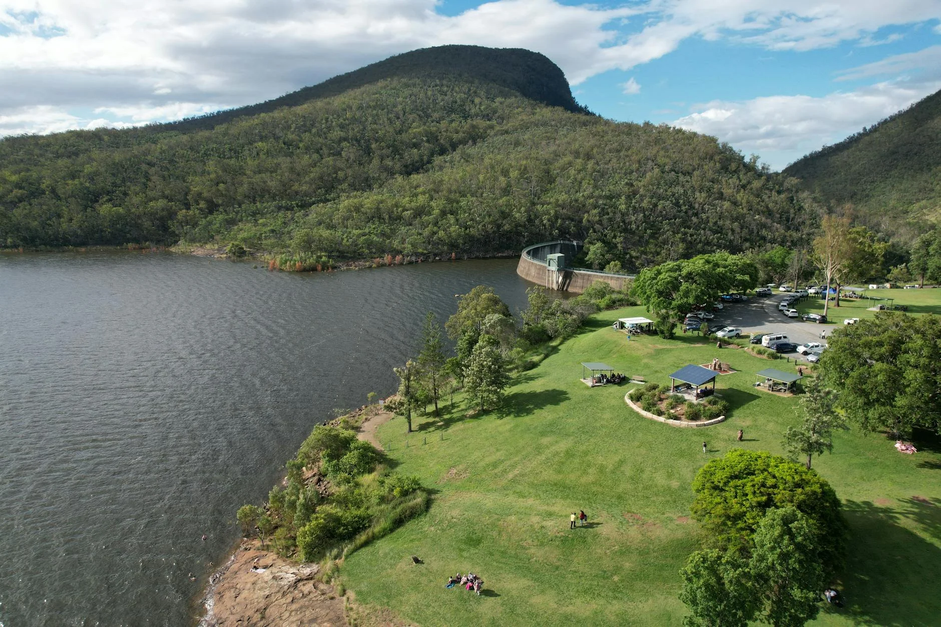 Big Brook Dam - karri forest reservoir near Pemberton