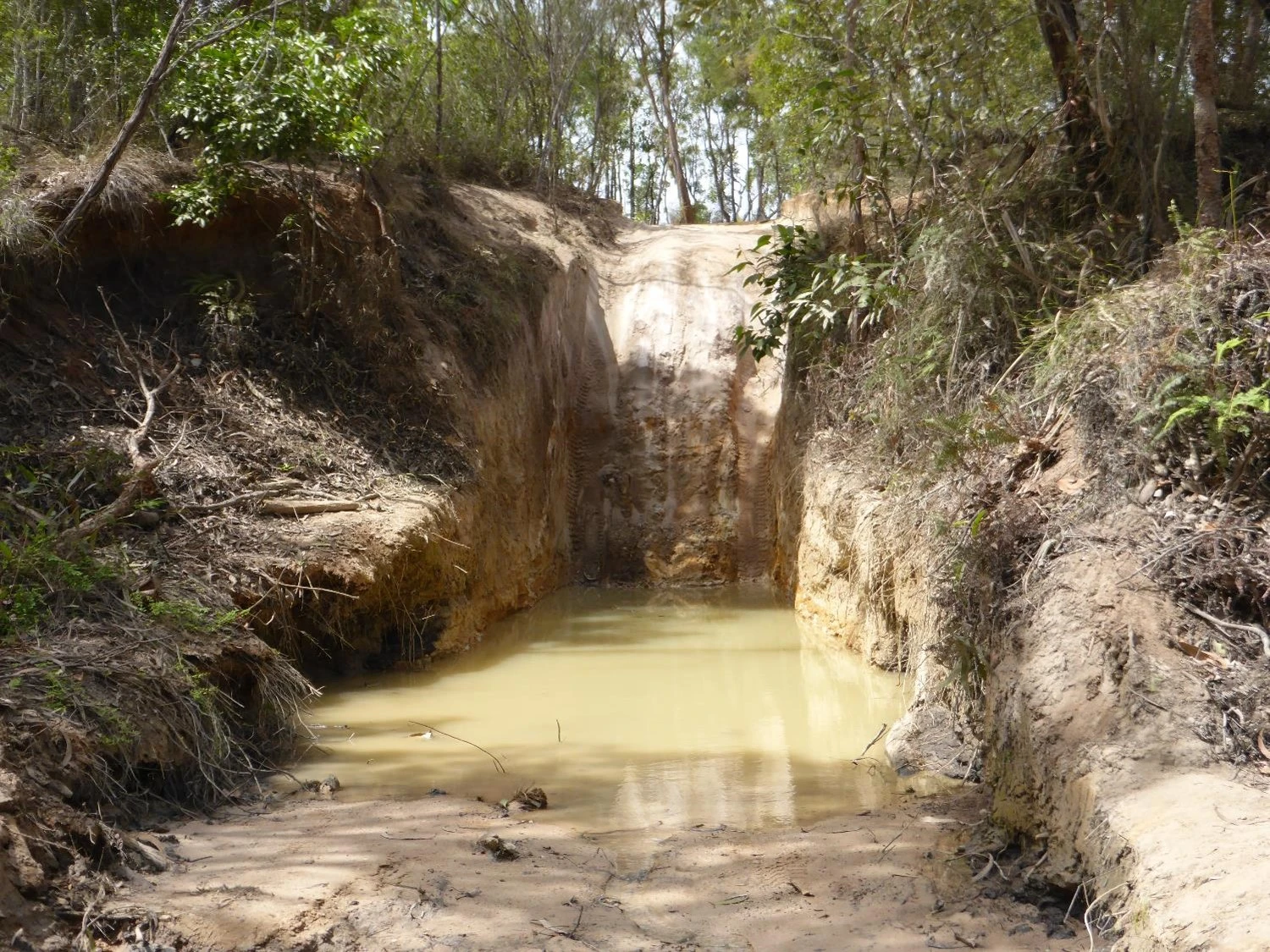 Gunshot Creek - the crossing that defines the track