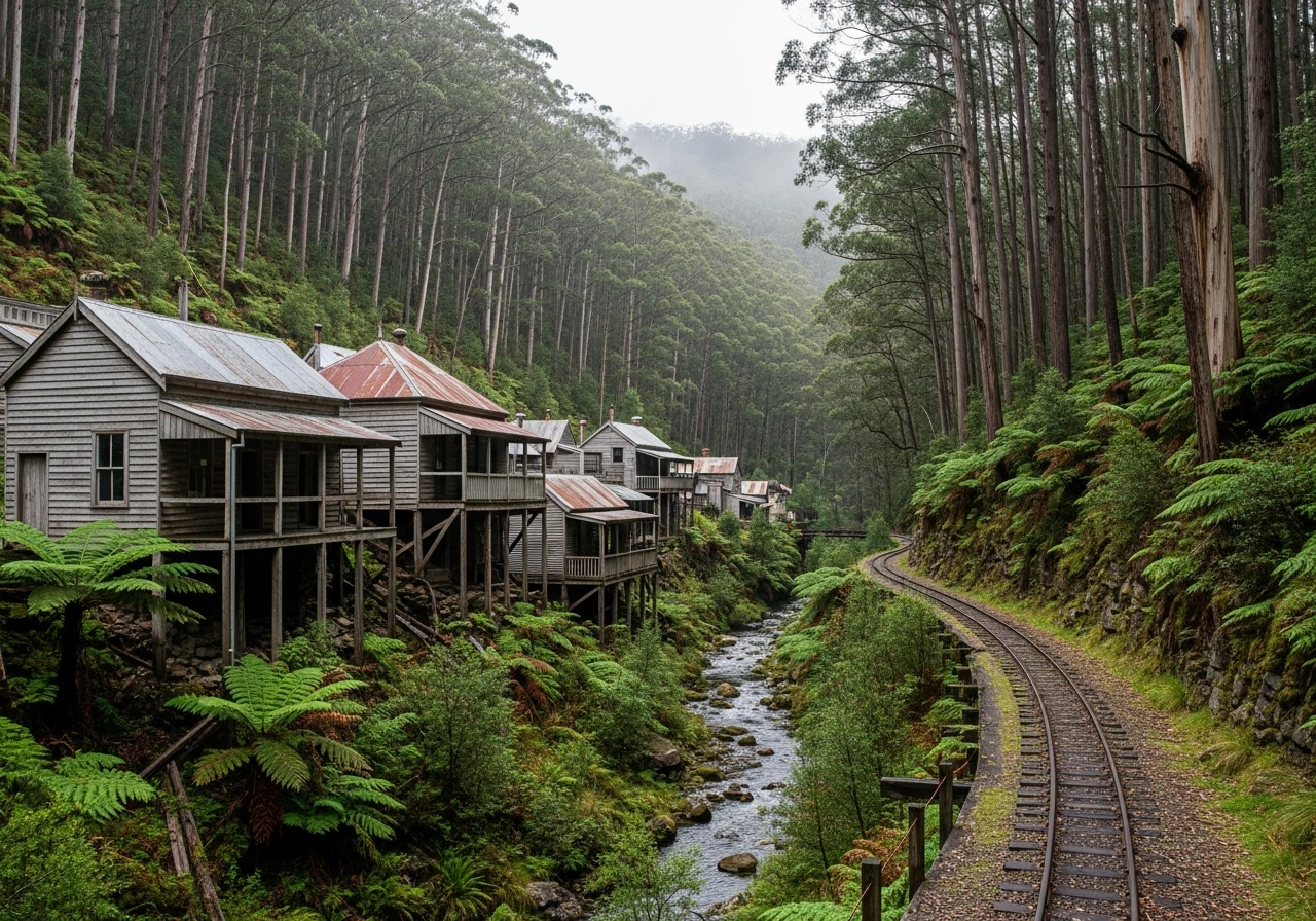 Walhalla - gold rush town at the end of the road