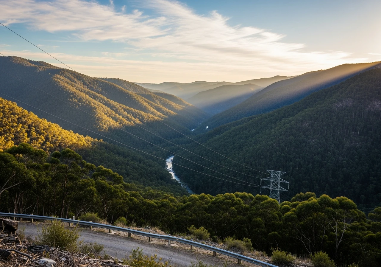 The steep descent into the Wonnangatta Valley