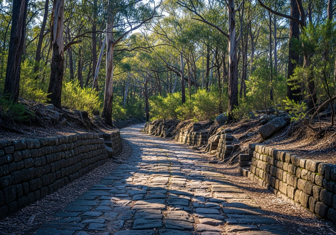 The World Heritage convict-built Old Great North Road through Yengo